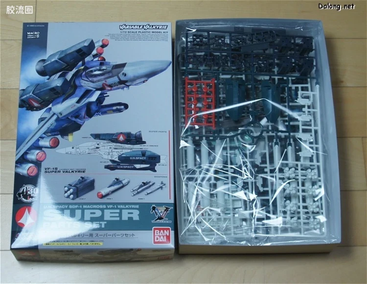万代超时空要塞系列拼装模型 1比72 VF-1 Valkyrie用 Super Part Set - 图片